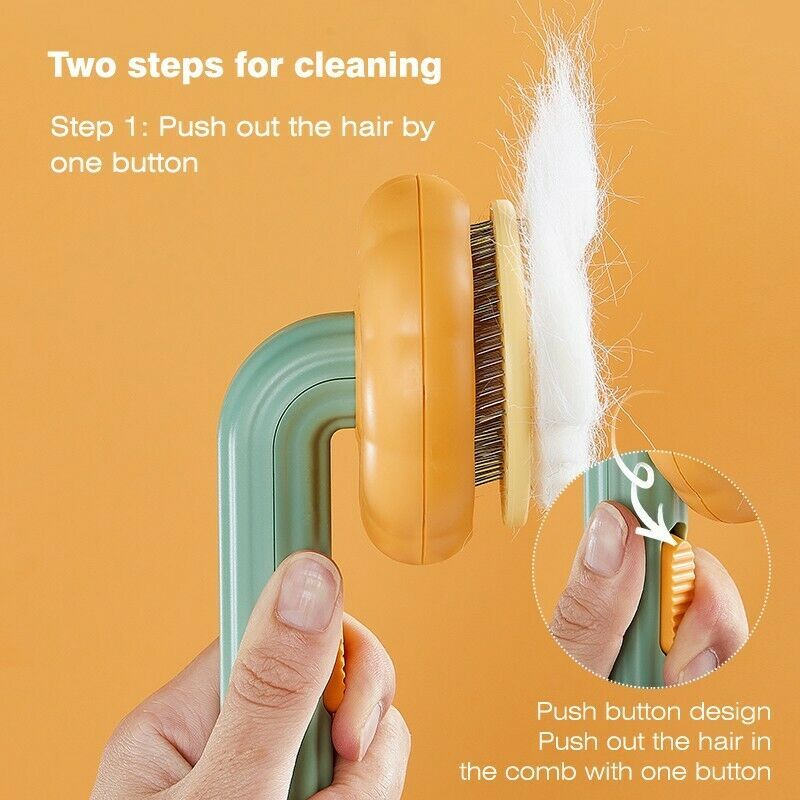 Unleash the Joy of Grooming with the Pet Grooming Self Cleaning Brush